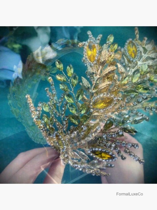Crystal Rhinestone Wedding Headband Handcrafted Hair Accessory Gorgeous for main image 4